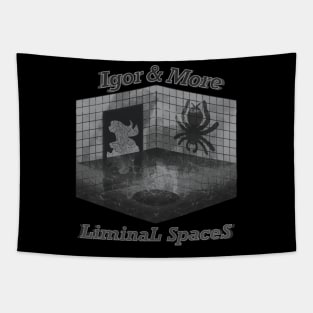 Igor & More Tarantula Liminal Spaces Grey Tapestry