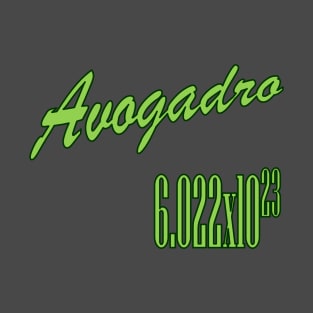 Avogadro's Number Baseball Jersey T-Shirt