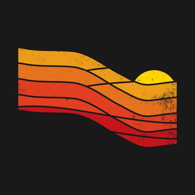 70s Retro Sunset by Vanphirst