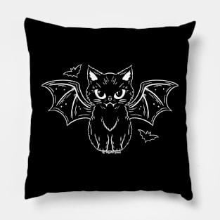 Black Cat Bat Pillow