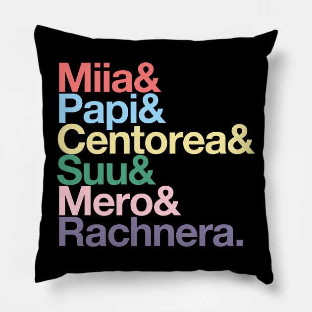 Everyday Life with a Monstrous Harem Pillow by merimeaux