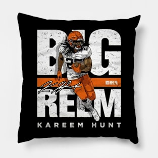 big reem kareem hunt Pillow