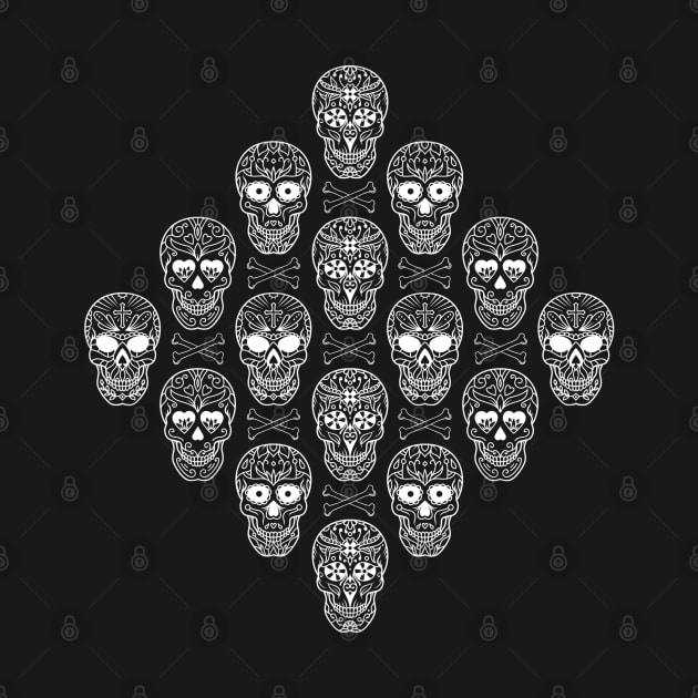 SKULLS PATTERN by MagicDreams