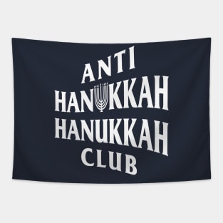 Anti Hanukkah Hanukkah Club (Anti Social style) Tapestry