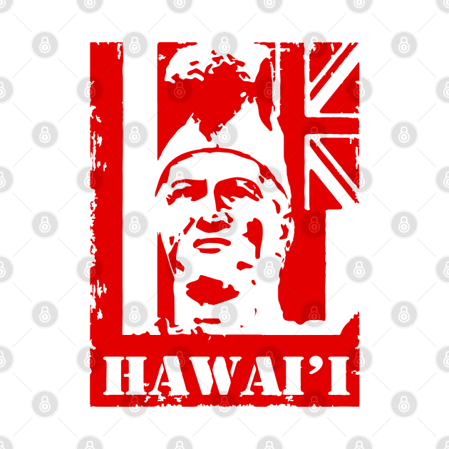 Hawai'i King Kamehameha Red Ink by Hawaii Nei All Day by hawaiineiallday
