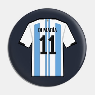 Di Maria World Cup 2022 Champion Jersey Pin