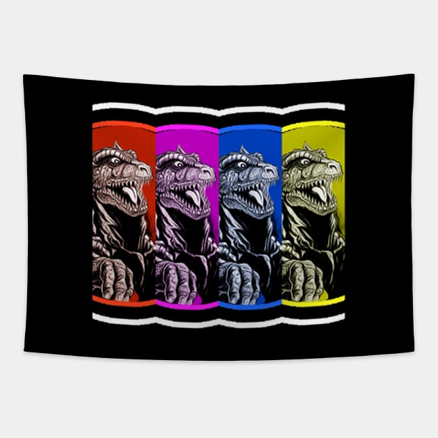 GORGO 4 PANEL Tapestry by Robzilla2000