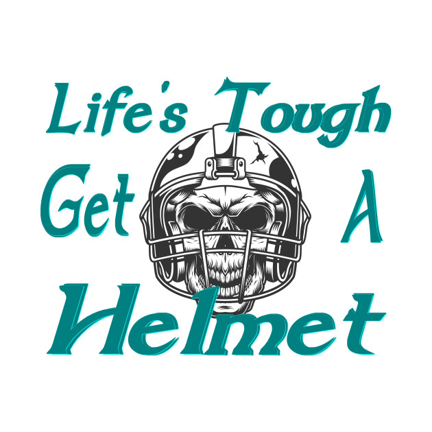 Life's tough get a helmet by Wakingdream