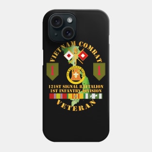 Vietnam Combat Vet - 121st Signal Bn - 1st Inf Div SSI Phone Case