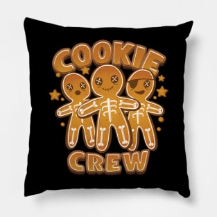 Funny Cookie Crew - Gingerbread Cookies for the Holidays Pillow