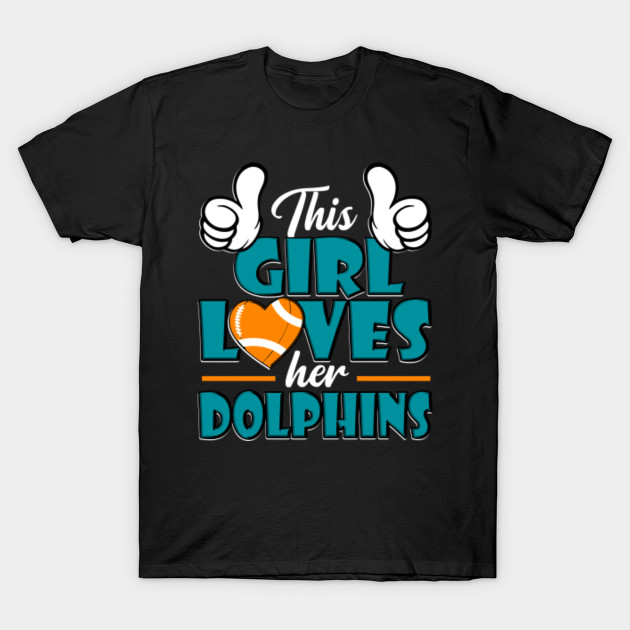 ladies miami dolphins t shirt