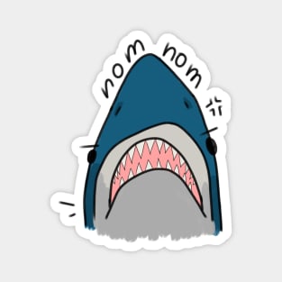 Nom nom shark Magnet