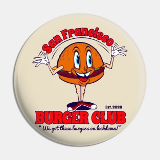 San Francisco Burger Club Pin