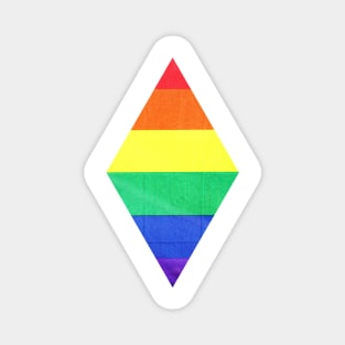 Minimalistic - Diamond Rainbow Magnet