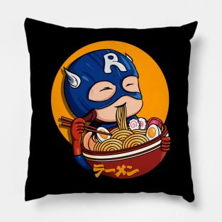 Captain Ramen Cute Pillow