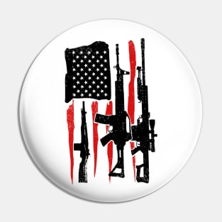 American Hero Flag Pin