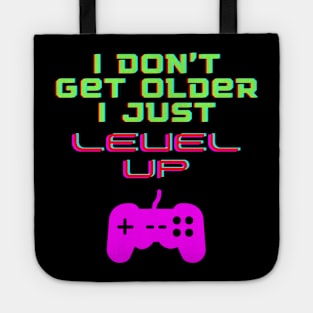 Funny Gamer Gaming Level Up Birthday Tote