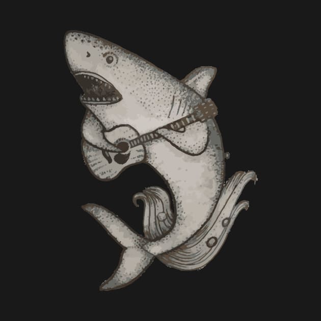 Shark serenade by Daniac's store