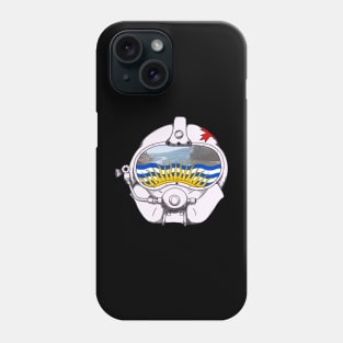 British Columbia Dive Helmet Phone Case