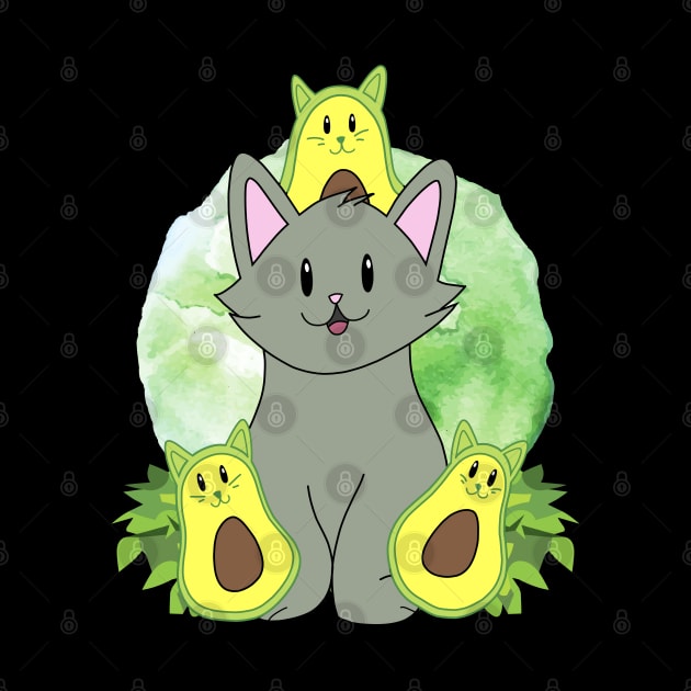 Tropical Avogato Kitty Cats by pako-valor