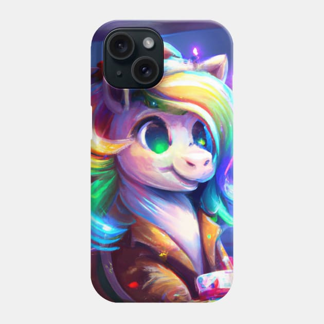 Cute Horse Drawing Phone Case by Play Zoo