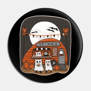 Spookies Cafe Pin