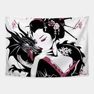 Seductive geisha 7403 Tapestry