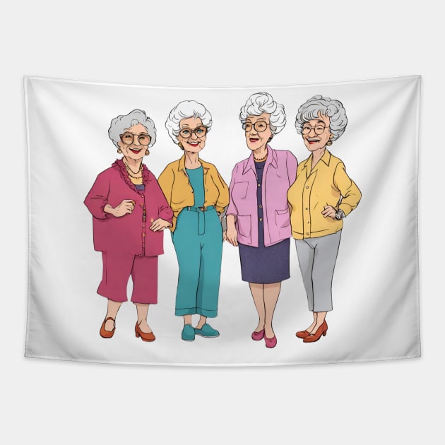 Golden girls Tapestry by Whisky1111