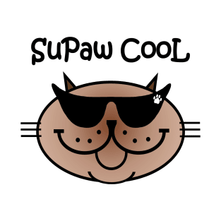 SuPaw CooL - siamese cat T-Shirt