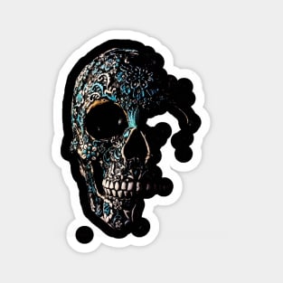 Sugar skull art graphic Magnet