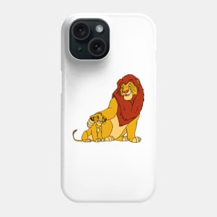 lion with simba Phone Case