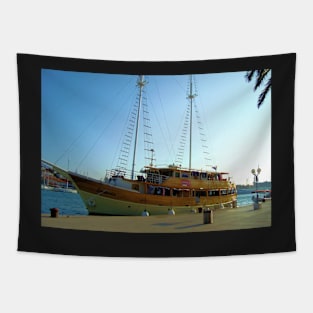 Lastavica Yacht at Trogir, Croatia Tapestry