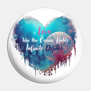 Sapphire Love: Infinite Depths Pin