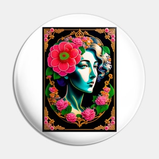 Agatha Christie Vintage Art Pin