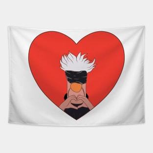 Beaker satoru sign love - Valentine edition Tapestry