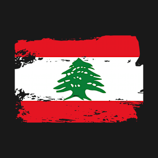 Official Lebanon Flag Lebanese Country Pride Vintage T-Shirt