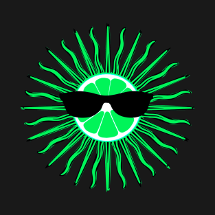 Sunny Lime with Sunglasses T-Shirt