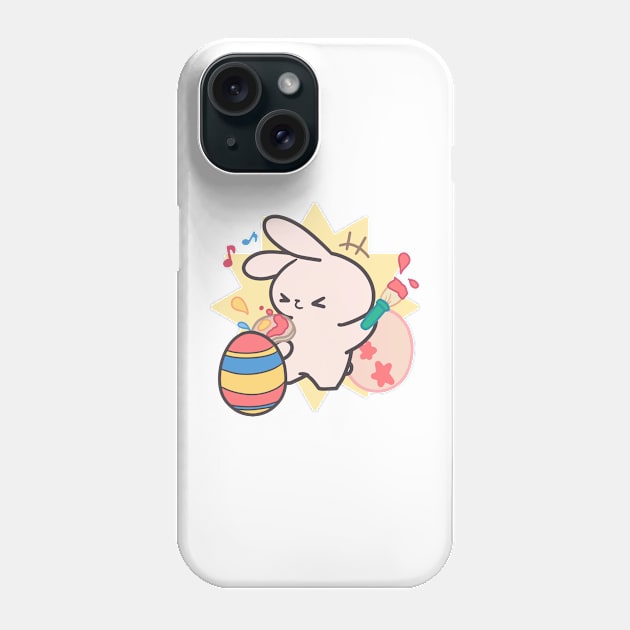 Easter Egg Excitement: Join Loppi Tokki in the Festive Fun of Coloring Easter Eggs! Phone Case by LoppiTokki