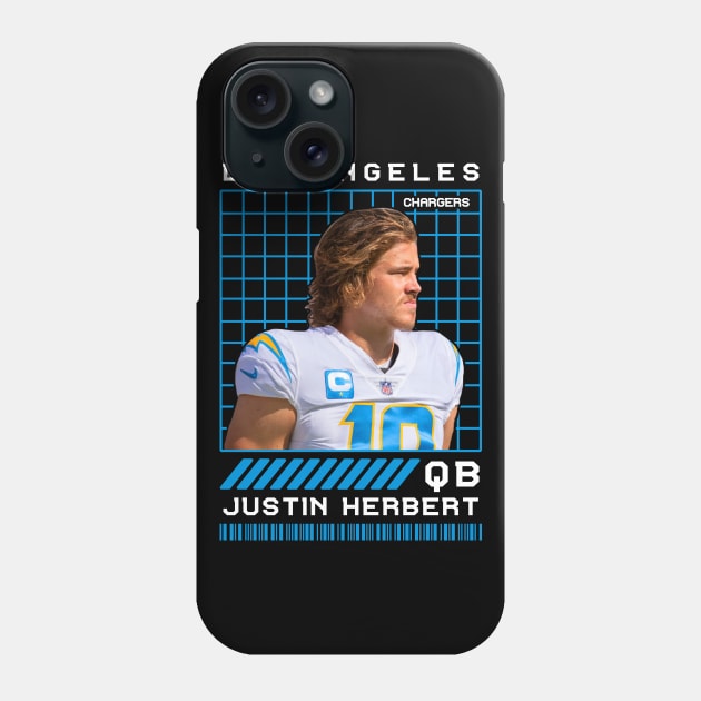 JUSTIN HERBERT - QB - LOS ANGELES CHARGERS Phone Case by Mudahan Muncul 2022