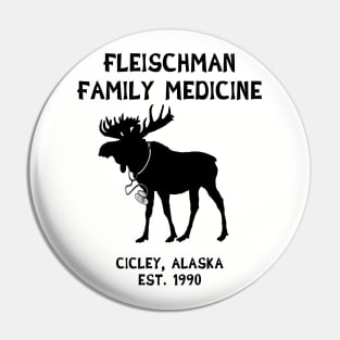 Fleischman Family Medicine Moose Cicely Northern Exposure Pin