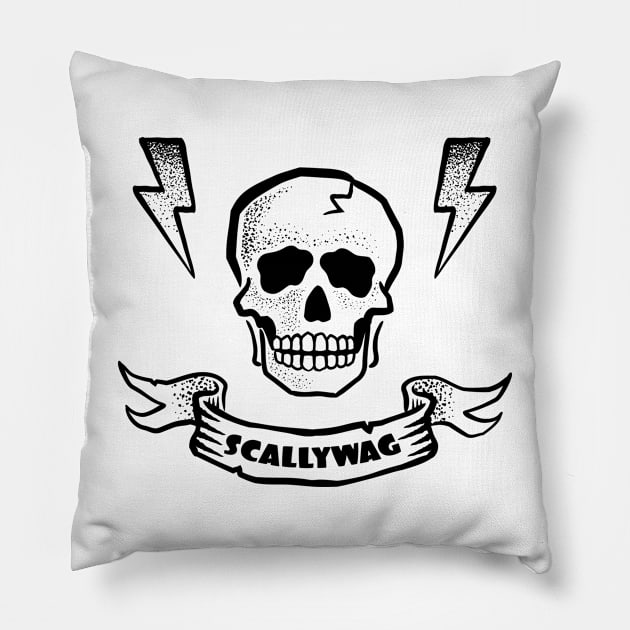 Scallywag Pillow by ahoymatey
