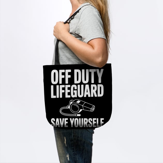 Off Duty Lifeguard Save Yourself by Frank Ring