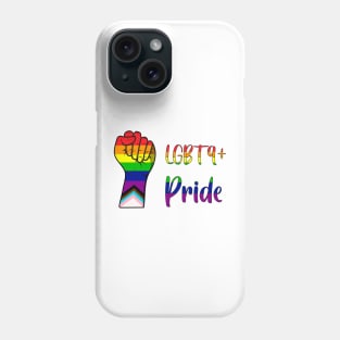 LGBTQ Pride Raised Fist Phone Case