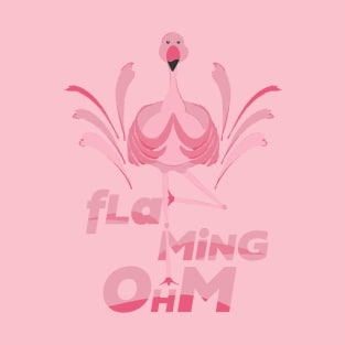 Yoga Flamingo Pink T-Shirt