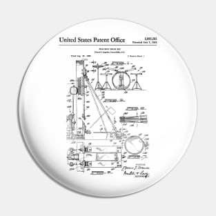 Drum Set Patent Pin