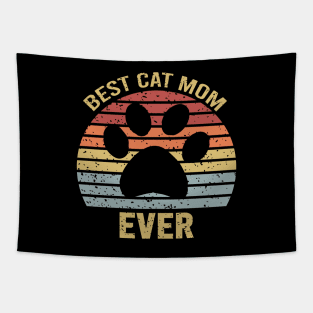 Best Cat Mom Ever Tapestry