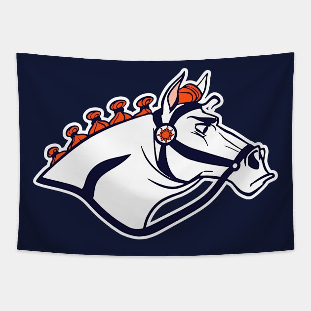 Corona Stallions Tapestry by dizzoriented