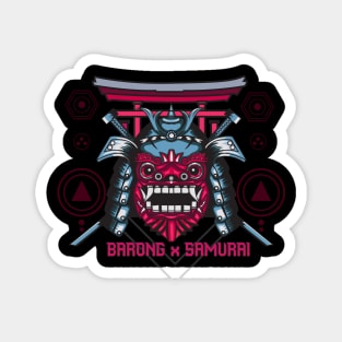 Barong X Samurai Illustration Magnet