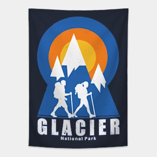 Hiking in Glacier National Park Tapestry