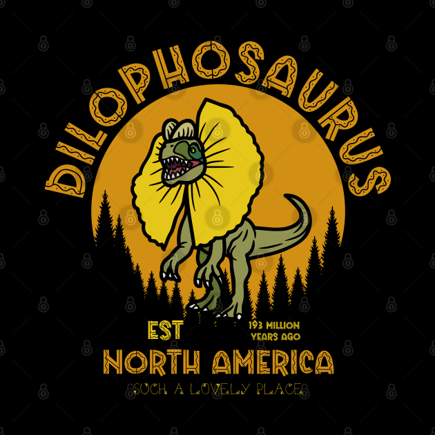 Dilophosaurus by Myartstor 